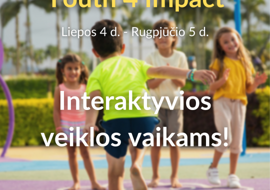 Dienos stovykla „Youth 4 Impact“