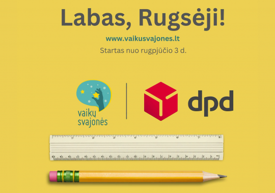 Padėkime vaikams pasitikti rugsėjį su šypsena