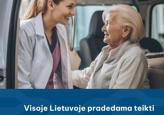 Visoje Lietuvoje pradedama teikti pacientų pavėžėjimo paslauga