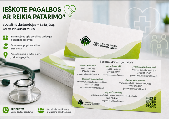 Kai reikia pagalbos – svarbu žinoti, kur jos ieškoti
