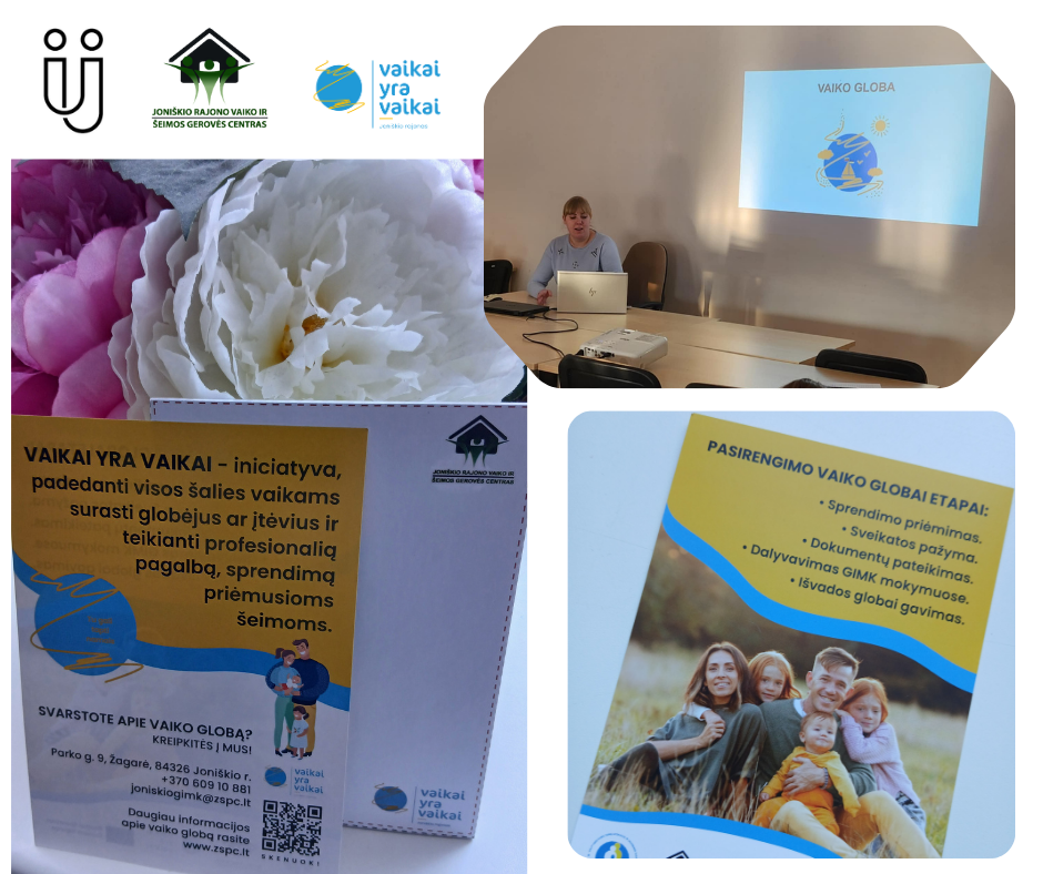 Vaiko globos tema – Užimtumo tarnybos Joniškio skyriuje