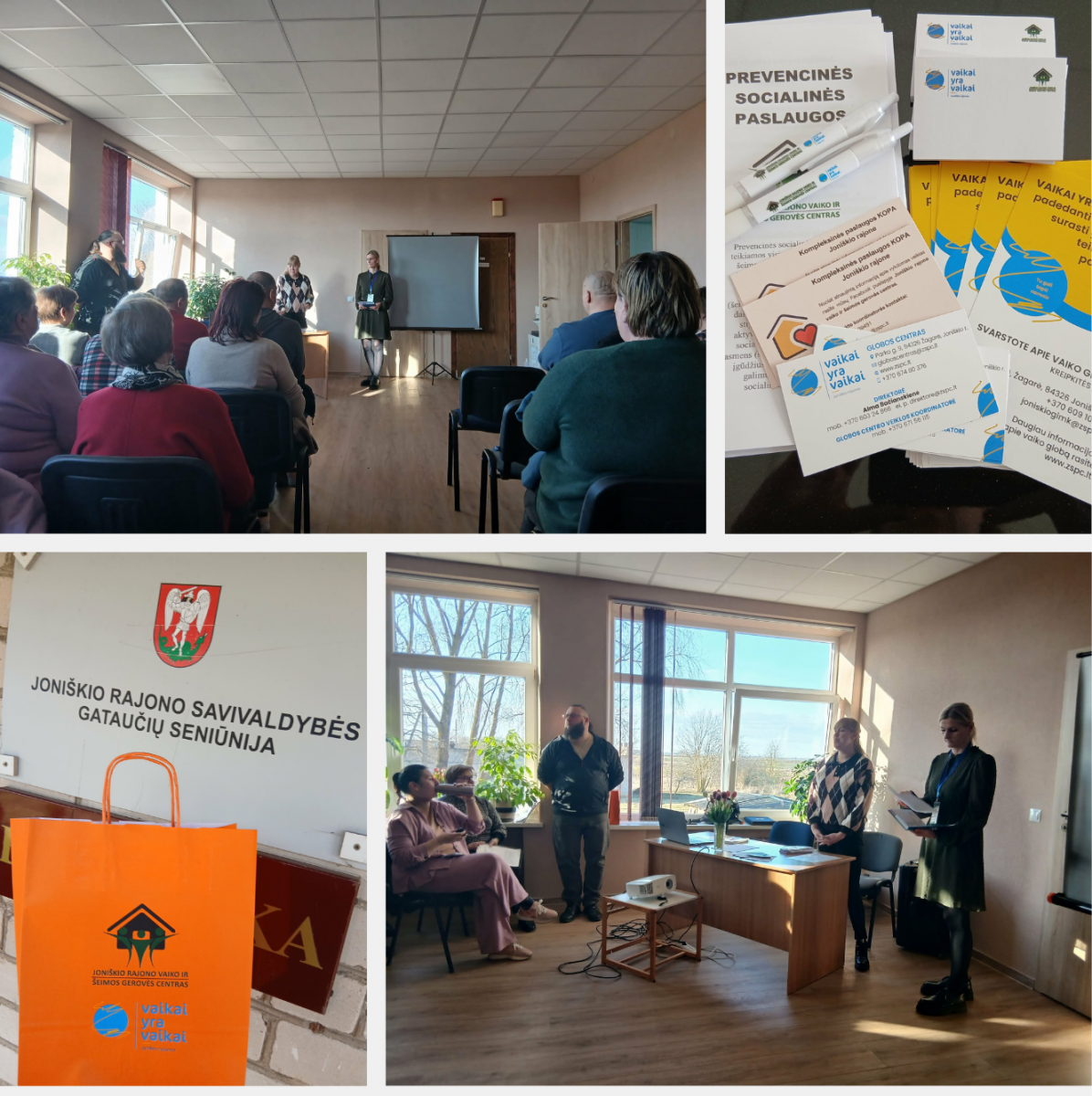 Vaiko globos tema ir kitos socialinės paslaugos pristatytos Gataučių bendruomenėje