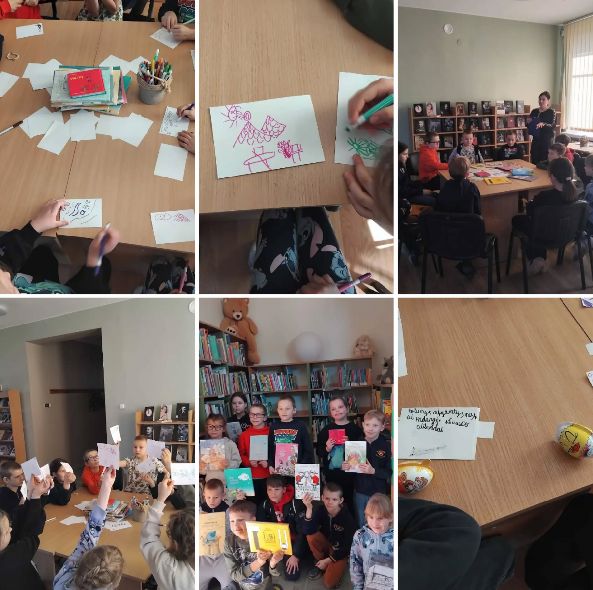 Vaikų žodžių pasaulis Žagarės bibliotekoje